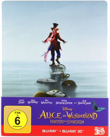 Alice Through the Looking Glass (Alicja po drugiej stronie lustra) (Disney) (steelbook) [Blu-Ray 3D]+[Blu-Ray]