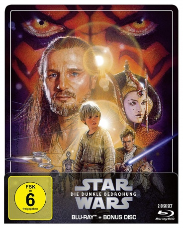 Star Wars: Episode I - The Phantom Menace (Gwiezdne wojny: Część I - Mroczne widmo) (steelbook) [2xBlu-Ray]
