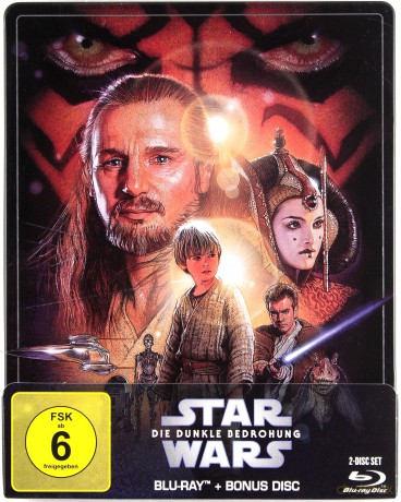 Star Wars: Episode I - The Phantom Menace (Gwiezdne wojny: Część I - Mroczne widmo) (steelbook) [2xBlu-Ray]