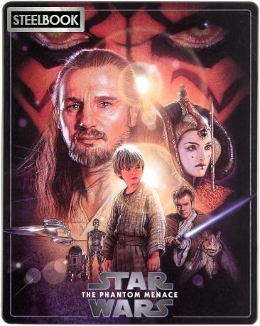 Star Wars: Episode I - The Phantom Menace (Gwiezdne wojny: Część I - Mroczne widmo) (steelbook) [2xBlu-Ray]