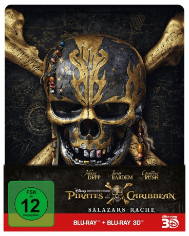 Pirates of the Caribbean: Dead Men Tell No Tales (Piraci z Karaibów: Zemsta Salazara) (steelbook) (Disney) [Blu-Ray 3D]+[Blu-Ray]