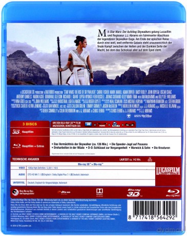 Star Wars: Episode IX - The Rise of Skywalker (Gwiezdne wojny: Skywalker. Odrodzenie) (Disney) [Blu-Ray 3D]+[2xBlu-Ray]