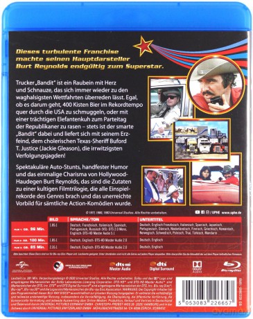 Smokey and the Bandit 1-3 (Mistrz kierownicy ucieka 1-3) [3xBlu-Ray]
