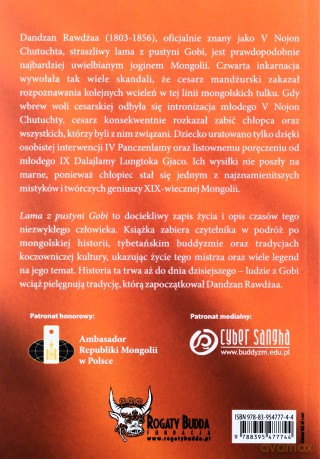 Dandzan Rawdżaa Lama z pustyni Gobi - Michael Kohn [KSIĄŻKA]