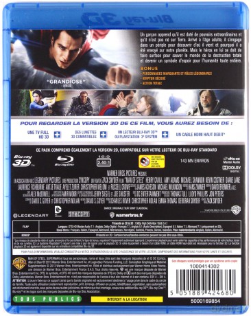 Man of Steel (Człowiek ze stali) [Blu-Ray 3D]+[Blu-Ray]