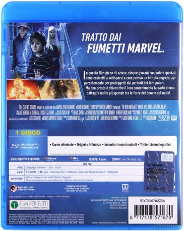 The New Mutants (Nowi mutanci) [Blu-Ray]
