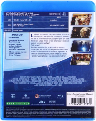 The Hitchhiker's Guide to the Galaxy (Autostopem przez galaktykę) [Blu-Ray]