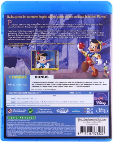 Pinocchio (Pinokio) (Disney) [Blu-Ray]