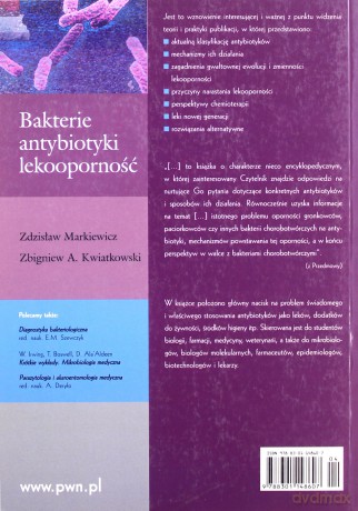 Bakterie antybiotyki lekooporność - Zdzisław Markiewicz, A. Kwiatkowski Zbigniew [KSIĄŻKA]