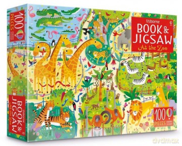 Book and Jigsaw At the Zoo [KSIĄŻKA]