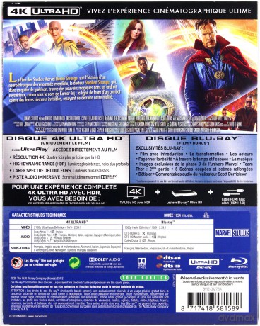 Doctor Strange (Doktor Strange) (steelbook) [Blu-Ray 4K]+[Blu-Ray]