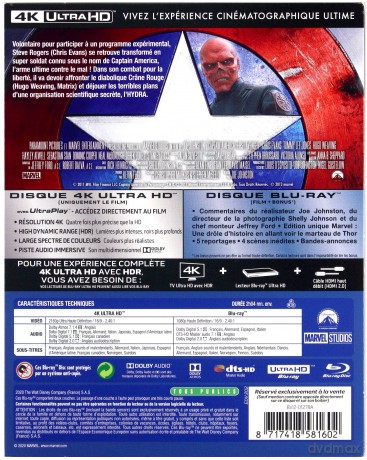 Captain America: The First Avenger (Captain America: Pierwsze starcie) (steelbook) [Blu-Ray 4K]+[Blu-Ray]
