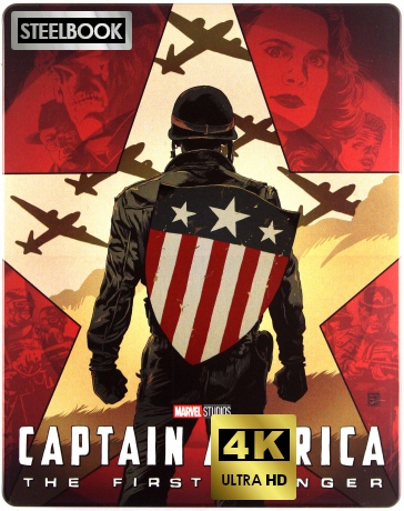 Captain America: The First Avenger (Captain America: Pierwsze starcie) (steelbook) [Blu-Ray 4K]+[Blu-Ray]