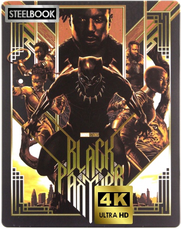 Black Panther (Czarna Pantera) (steelbook) [Blu-Ray 4K]+[Blu-Ray]