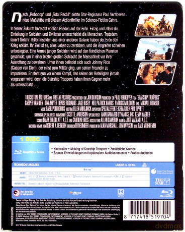 Starship Troopers (Żołnierze kosmosu) (steelbook) [Blu-Ray]