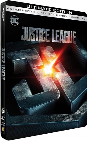Justice League (Liga Sprawiedliwości) (steelbook) [Blu-Ray 4K]+[Blu-Ray 3D]+[Blu-Ray]