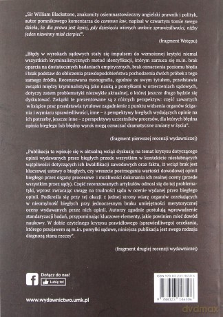 Kryminalistyka wobec pomyłek sądowych [KSIĄŻKA]