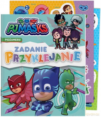 Pidżamersi Zadanie Przyklejanie [KSIĄŻKA]