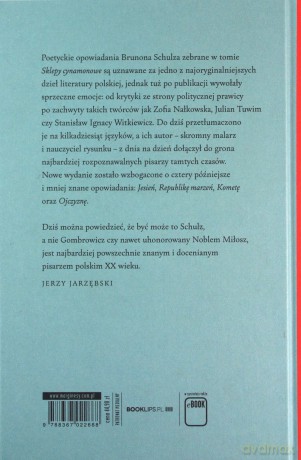 Sklepy cynamonowe i inne opowiadania - Bruno Schulz [KSIĄŻKA]