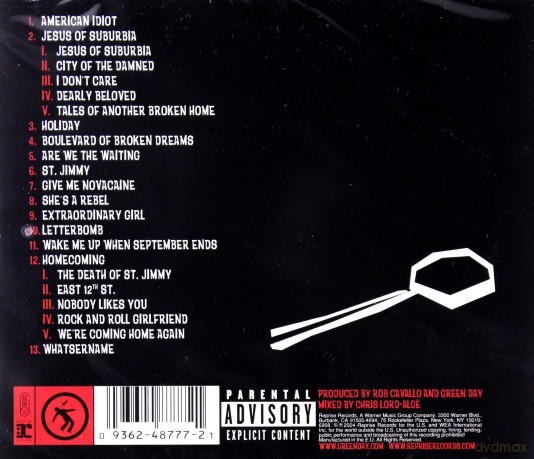 Green Day: American Idiot [CD]