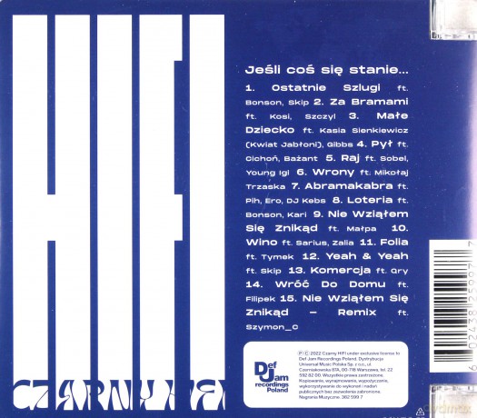 Czarny Hi-Fi: Jeśli Coś Się Stanie... [CD]
