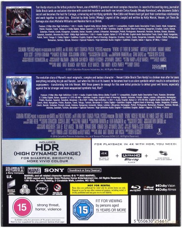 Venom / Venom 2: Carnage [2xBlu-Ray 4K]+[2xBlu-Ray]