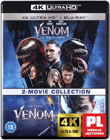 Venom / Venom 2: Carnage [2xBlu-Ray 4K]+[2xBlu-Ray]