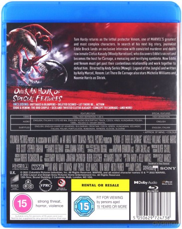 Venom 2: Carnage [Blu-Ray]