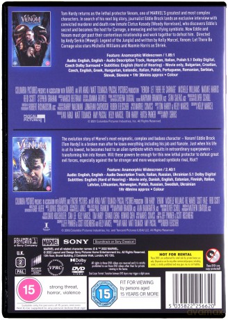 Venom / Venom 2: Carnage [2DVD]