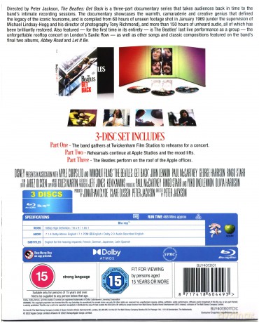 The Beatles: Get Back [3xBlu-Ray]