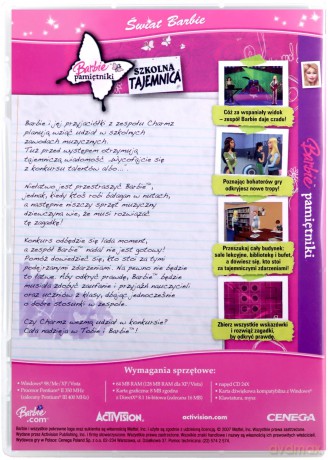 Barbie Pamiętniki: Szkolna Tajemnica [GRA PC]