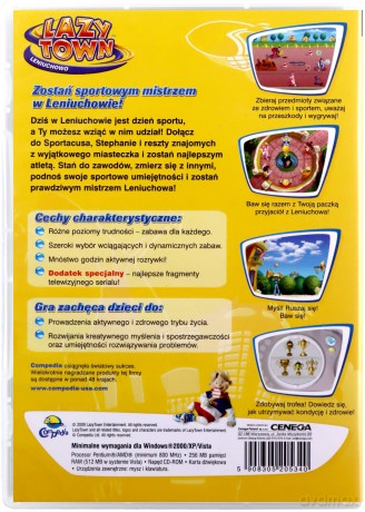 Lazy Town Leniuchowo: Na Sportowo [GRA PC]