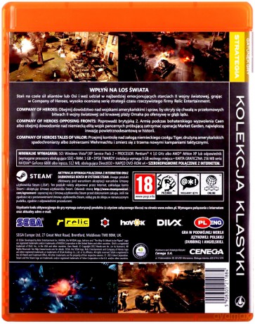 Company of Heroes Wydanie kompletne [GRA PC]