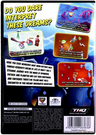 Spongebob Squarepants Creature from the Krusty Krab Nighty Nightmare [GRA PC]