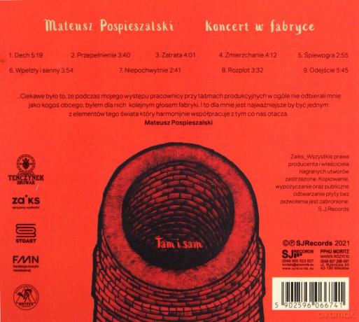 Mateusz Pospieszalski: Koncert w fabryce [CD]