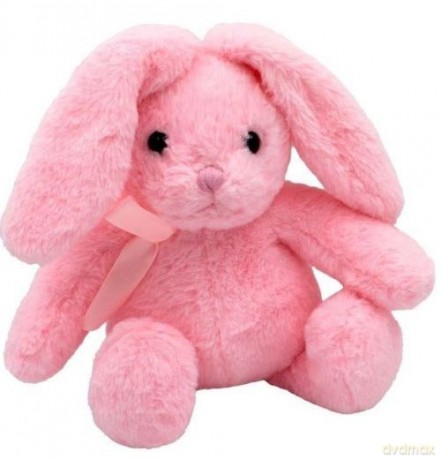 Maskotka Króliczek Maniek różowy 25 cm