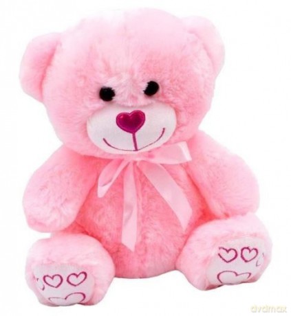 Maskotka Miś malinowy jasny 27 cm