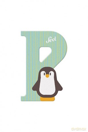 Litera P Penguin 1 sztuka