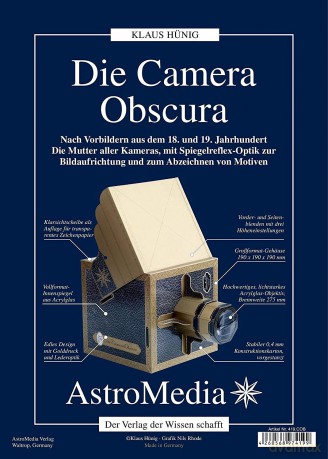 Camera Obscura matówka 16x16cm do samodzielnego złożenia