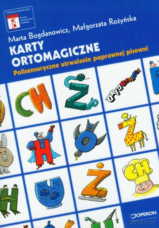 Ortograffiti Karty ortomagiczne Polisensoryczne - Marta Bogdanowicz [KSIĄŻKA]