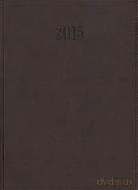Kalendarz 2015 Książkowy Tygodniowy A4 z obszyciem TUCSON brązowy [KALENDARZ]