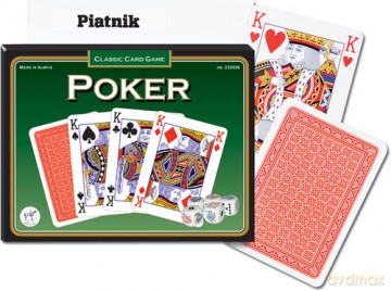 Karty do gry Piatnik 2 talie, Karty Poker [GRA]