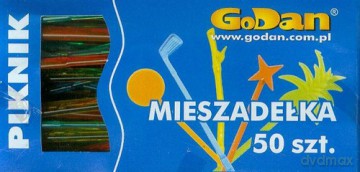 Mieszadełka Kij golfowy 16 cm 50 sztuk