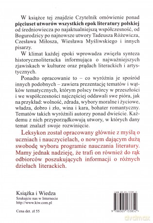 Leksykon Dzieł I Tematów Literatury Polskiej - Tomasz Miłkowski [KSIĄŻKA]