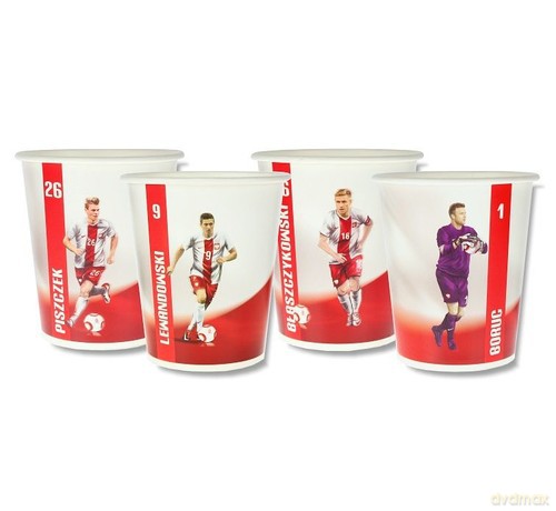 Kubeczki papierowe PZPN 6 sztuk