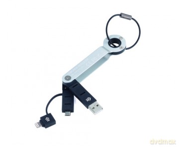 Brelok do kluczy Troika Walker srebrny