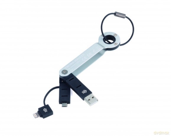 Brelok do kluczy Troika Walker srebrny