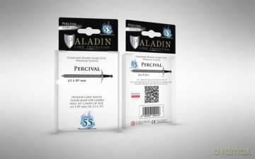 Koszulki na karty Percival Premium CCG (63,5x89), 55 sztuk [GRA]