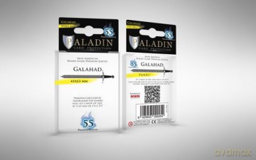 Koszulki na karty Galahad Premium Mini American (41x63), 55 sztuk [GRA]