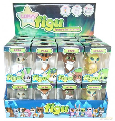 Figurki Lumo Stars Display 24 sztuki mix [GRA]
